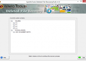 software - SysInfoTools Deleted File Recovery 1 screenshot