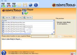 SysInfoTools Dotm Repair screenshot