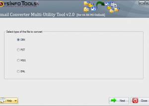 software - SysInfoTools Email Converter x64 2.0 screenshot