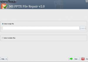 SysInfoTools MS PowerPoint PPTX Recovery screenshot