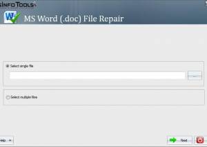 SysInfoTools MS Word DOC Recovery screenshot