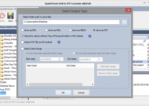 software - Sysinfo OLM to PST Converter 10.0 screenshot