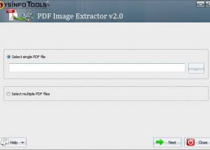 software - SysInfoTools PDF Image Extractor 2 screenshot