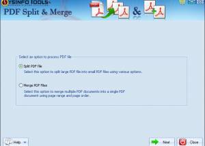 software - SysInfoTools PDF Split and Merge 2.0 screenshot