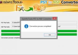 SysInfoTools PST to NSF screenshot