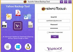 software - SysInfoTools Yahoo Backup Tool 19.0 screenshot