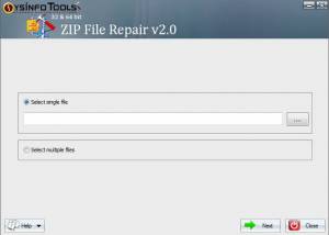 software - SysInfoTools ZIP Recovery 2.0 screenshot