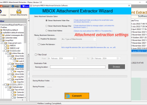 SysInspire MBOX Attachment Extractor screenshot