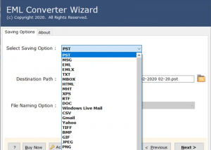 SysKare EML Converter screenshot