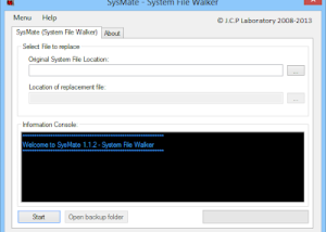 software - SysMate - System File Walker 2.0 screenshot