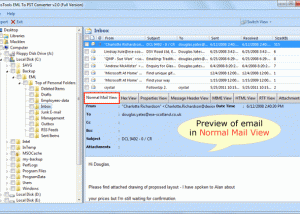 SysTools EML to PST Converter screenshot