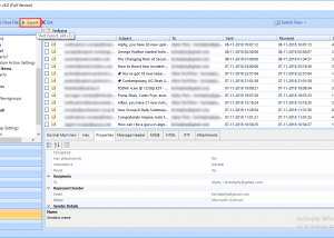 software - SysTools Outlook Recovery 8.0 screenshot