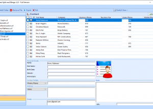 software - SysTools vCard Split & Merge Tool 3.0 screenshot