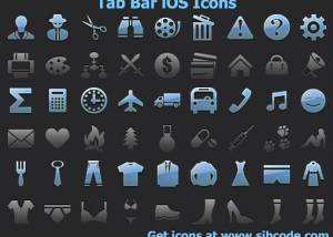 Tab Bar iOS Icons screenshot