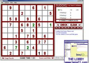 Tams11 Sudoku screenshot