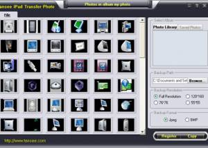 software - Tansee ipad Transfer Photo 1.0 screenshot
