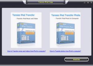 software - Tansee iPod  Copy Pack 5.0.0.0 screenshot