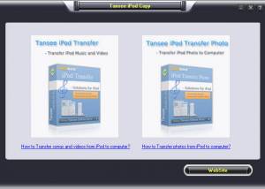 software - Tansee iPod Copy Suite V5.0 5.0 screenshot