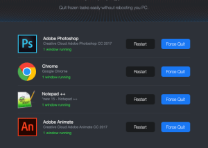 software - Task ForceQuit Pro 4.1.2 screenshot