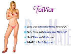 Tavia Virtual Girl DeskMate screenshot