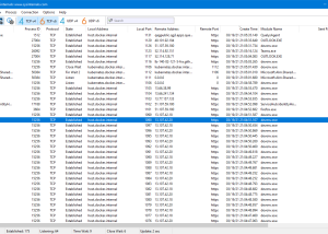 TCPView screenshot