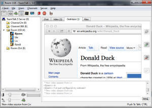 TeamTalk screenshot