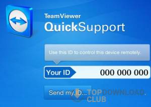 Full TeamViewer QuickSupport screenshot