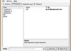 software - TekSIP Route Server 1.4.6 screenshot