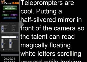 software - Teleprompter Software 1.1.10 screenshot