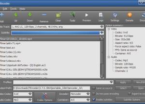 software - TEncoder Portable 4.5.10 screenshot