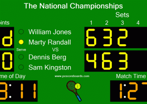 software - Tennis Scoreboard Pro 2.0.5 screenshot