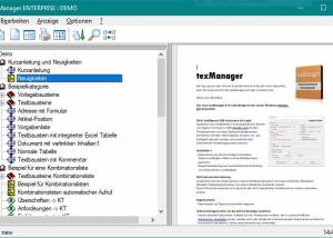 software - texManager CP 1.1.50 screenshot