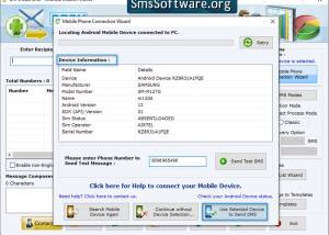 Text SMS Software Android screenshot