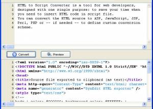 software - Text to HTML Converter 2.0 screenshot