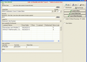 software - Textbook Manager Pro 3.2b screenshot