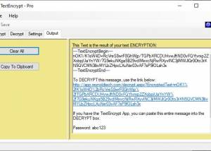 software - TextEncrypt 2.2.2.7 screenshot