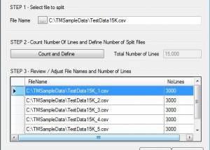 TextMaster Split File screenshot