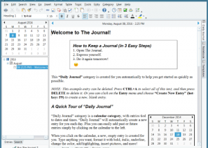 software - The Journal 7 screenshot