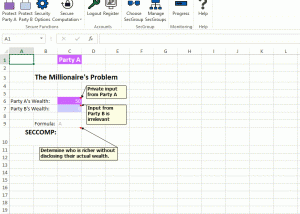 The Secure Spreadsheet screenshot