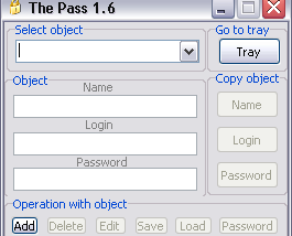 software - ThePass 1.6 screenshot