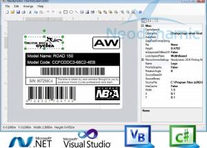 ThermalLabel Visual Editor for .NET screenshot