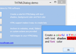 software - THTMLDialog 1.3.0.1 screenshot