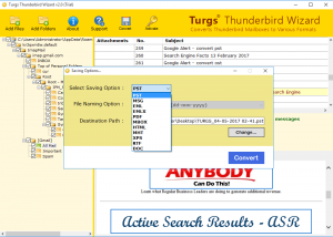 software - Thunderbird Converter 2.0 screenshot