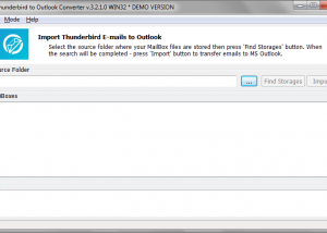 software - Thunderbird to Outlook Converter 5.0.0 screenshot