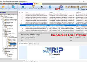 software - Thunderbird Viewer Software 2.5 screenshot