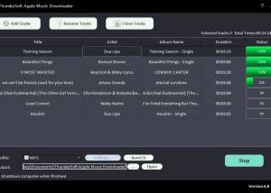software - ThunderSoft Apple Music Downloader 6.8.0 screenshot