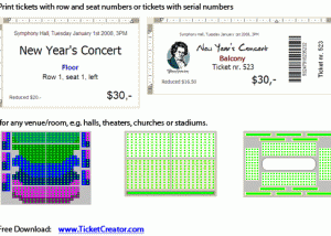 software - TicketCreator - Print Your Tickets 5.11 screenshot