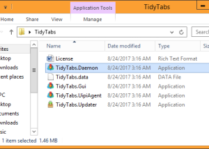 software - TidyTabs Portable 1.22.2 screenshot