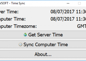 software - Time Sync 1.7 screenshot