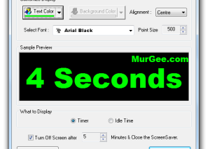 software - Timer ScreenSaver 2.1 screenshot